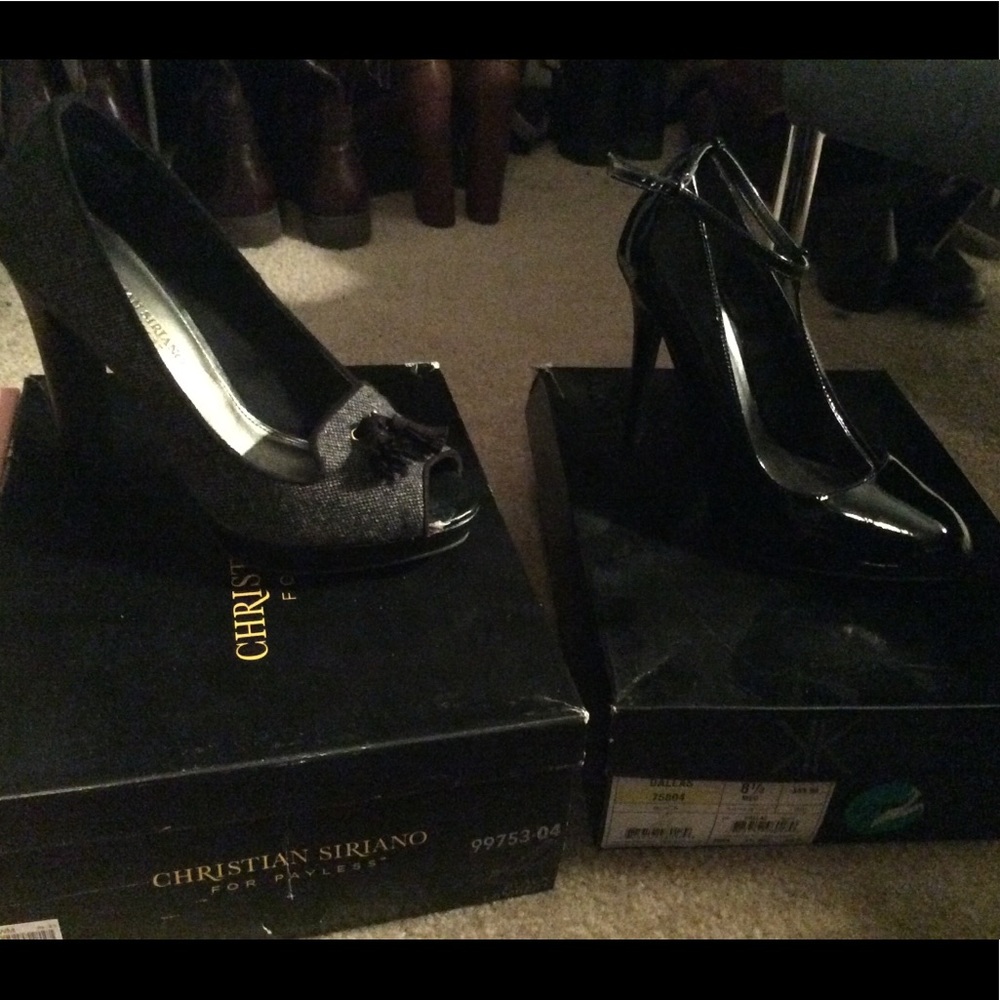 Grey and Black Tweed Christian Siriano “Lambert”